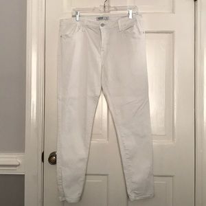 Just Black White Skinny Jeans Size 33